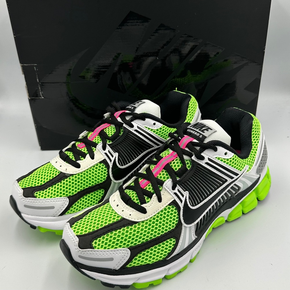 Nike Air Zoom Vomero 5‎ SE SP Electric Green Black Shoes CI1694-300 Men's Sz 8